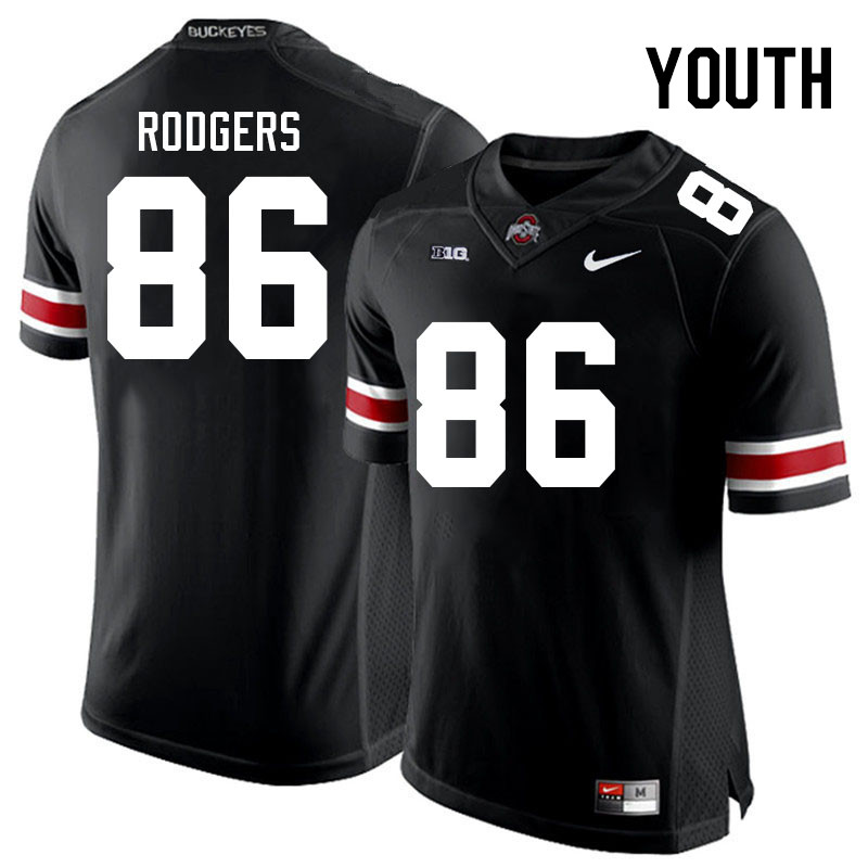 Youth #86 Bryson Rodgers Ohio State Buckeyes College Football Jerseys Stitched Sale-Black